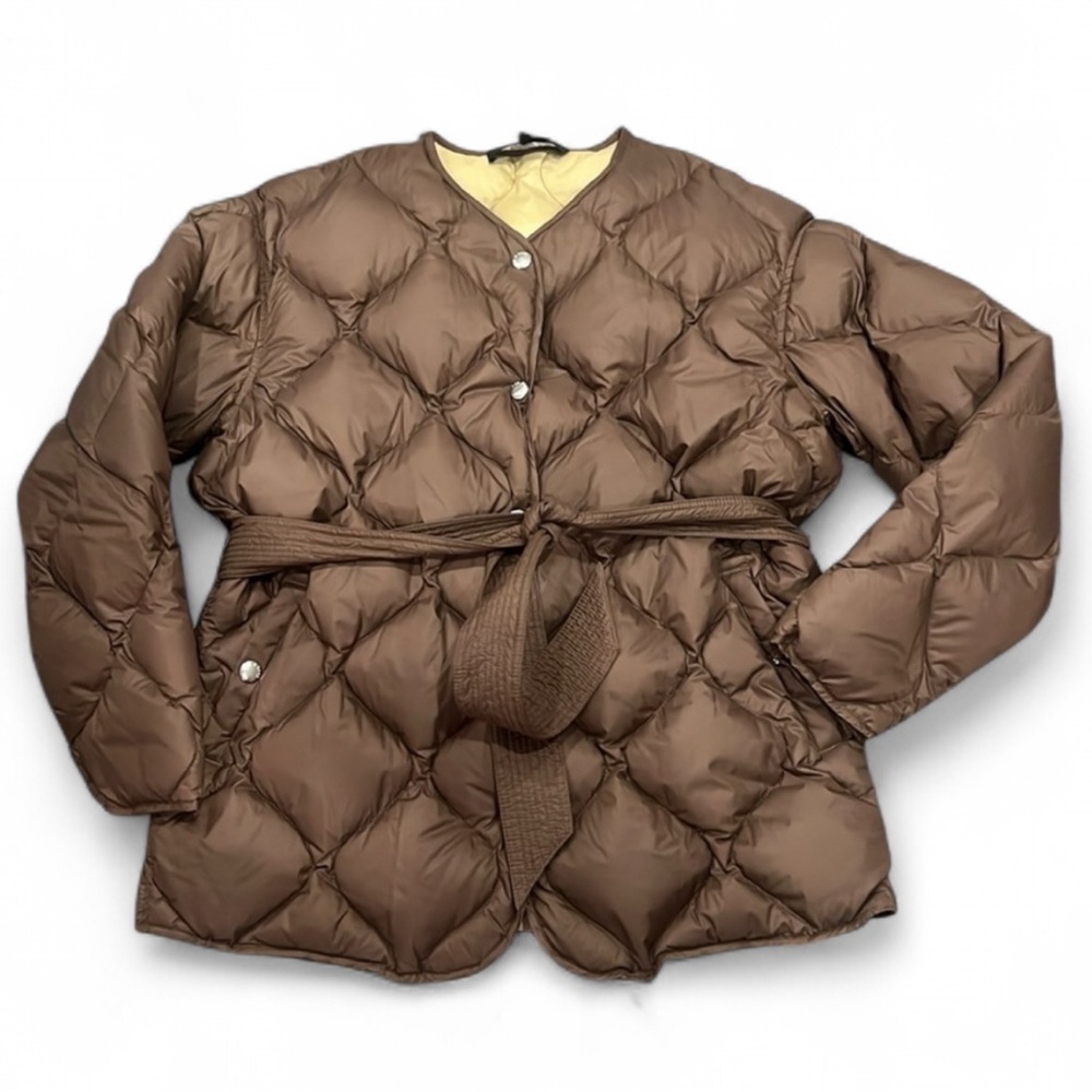 rag & bone Rudy Quilted Liner Jacket Brown XXS NWT - Picture 3 of 13
